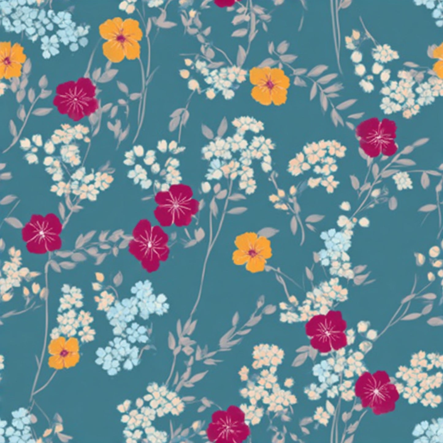 Barbie's Hungover - Bohemian Wildflowers Print