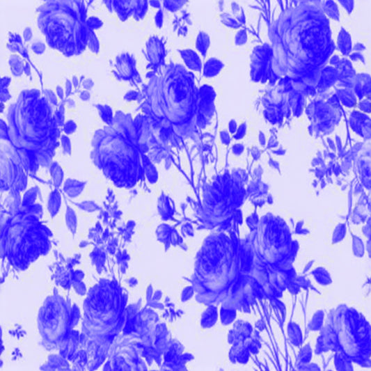 Blue Roo Toile