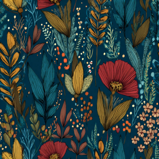 Foxey Lady - Bohemian Wildflowers Print