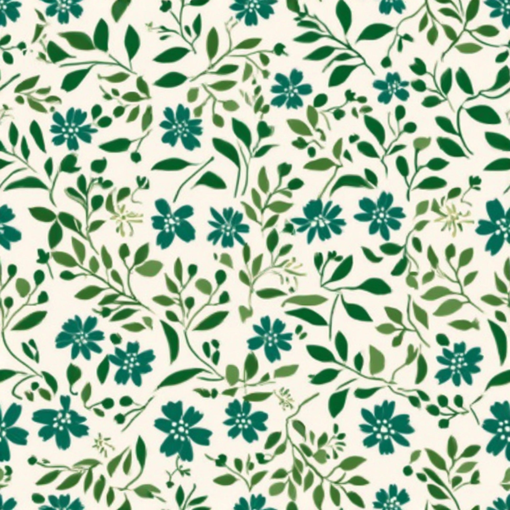 Green Daydream - Bohemian Wildflowers Print