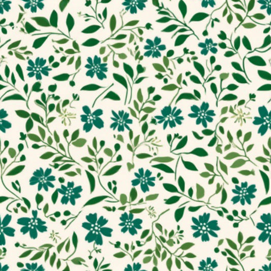 Green Daydream - Bohemian Wildflowers Print