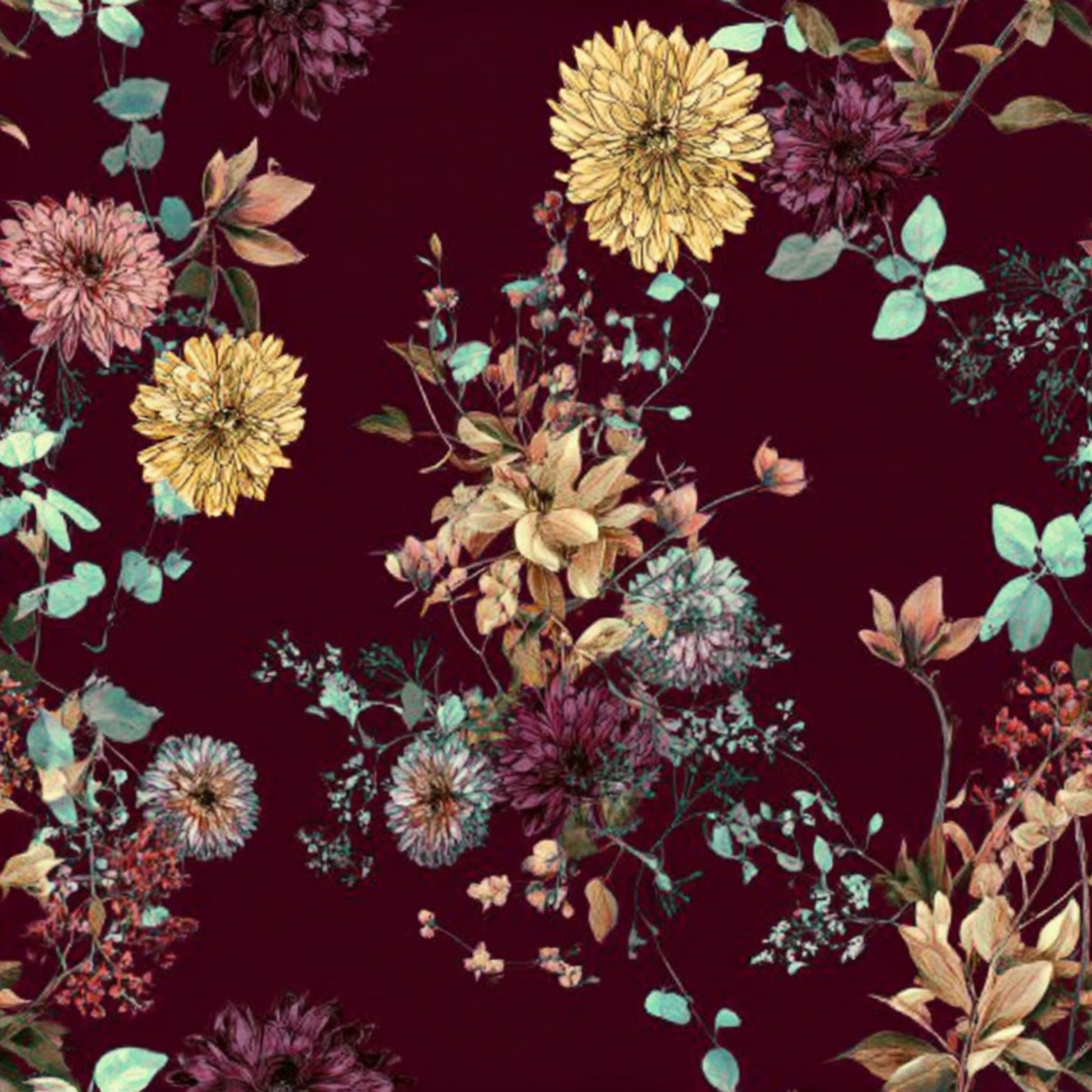 Malibu Slutshine - Bohemian Wildflowers Print