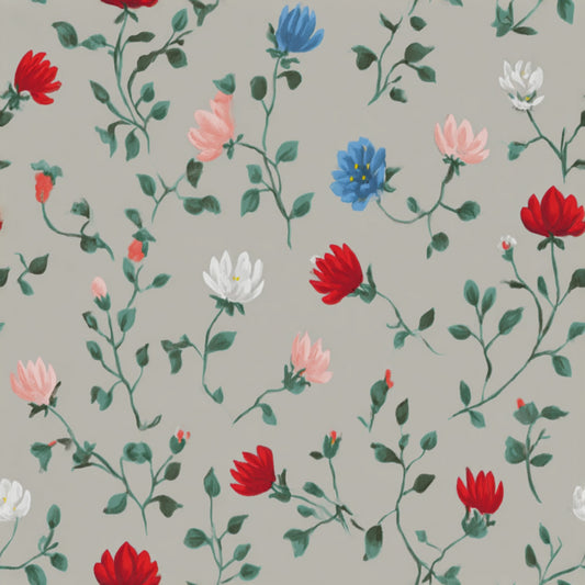 November Rain - Bohemian Wildflowers Print
